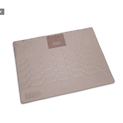 Audi outdoor blanket, orange-lightbrown