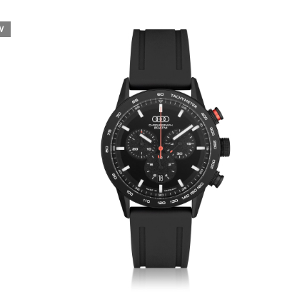Audi Chronograph, men, black