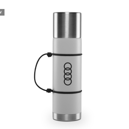 Audi vacuum flask, grey