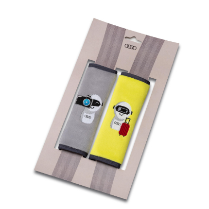 Audi Belt pads ADUI, Kids, yellow/grey